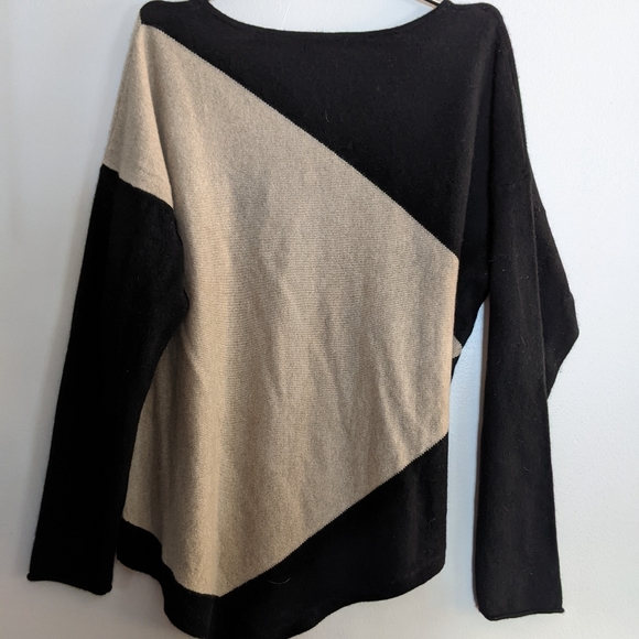 Premise Cashmere Colorblock Sweater - Picture 3 of 3